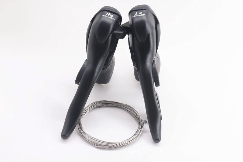 Micronew Road Bike Shifter Brake Lever 2x8 Speed Double Derailleur for Shimano 2x8-Speed Lever STI Set - Image 2